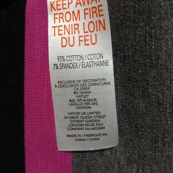 Hatley Medium Long-Sleeved Bodycon Cowl Neck Cotton Spandex Dress Striped - Picture 15 of 16